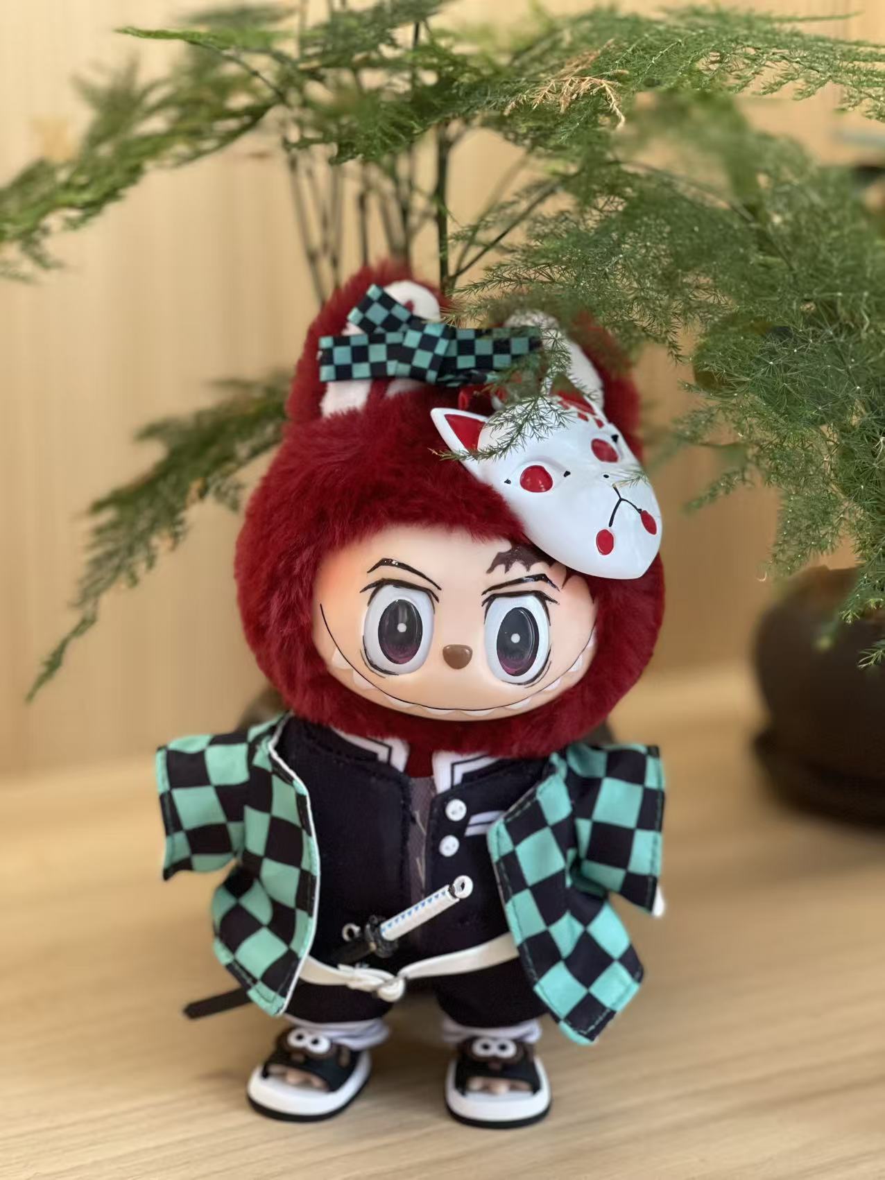 Custom Tanjiro Labubu