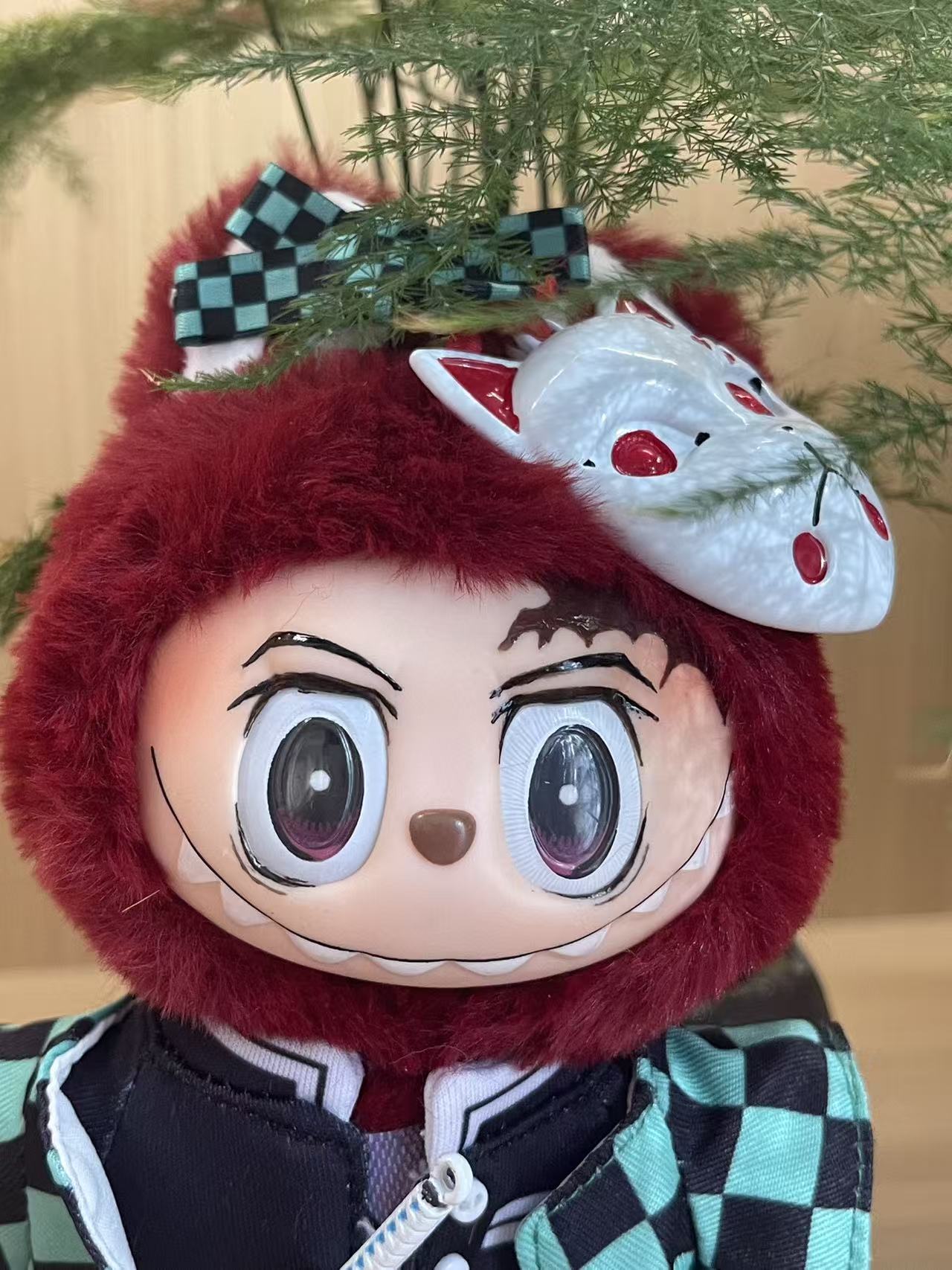 Custom Tanjiro Labubu