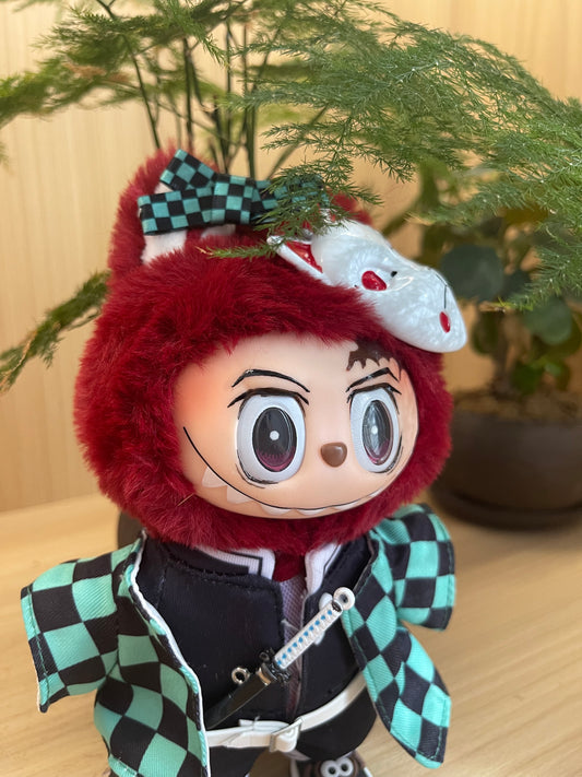 Custom Tanjiro Labubu