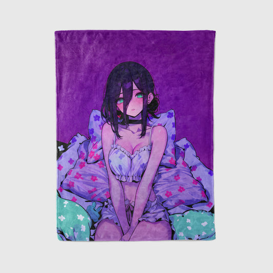 Sexy Reze in Pajama Fleece Blanket, Chainsaw Man Merch, Spicy Anime  Girl Throw Tapestry, Iconic Anime Art Decor & Otaku Gift