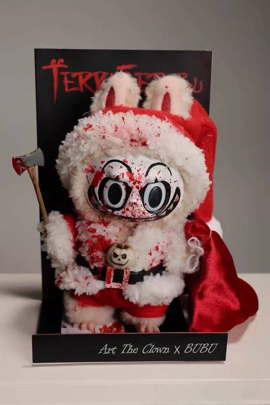 Custom Clown Labubu Bloody Christmas Costume - Limited Run